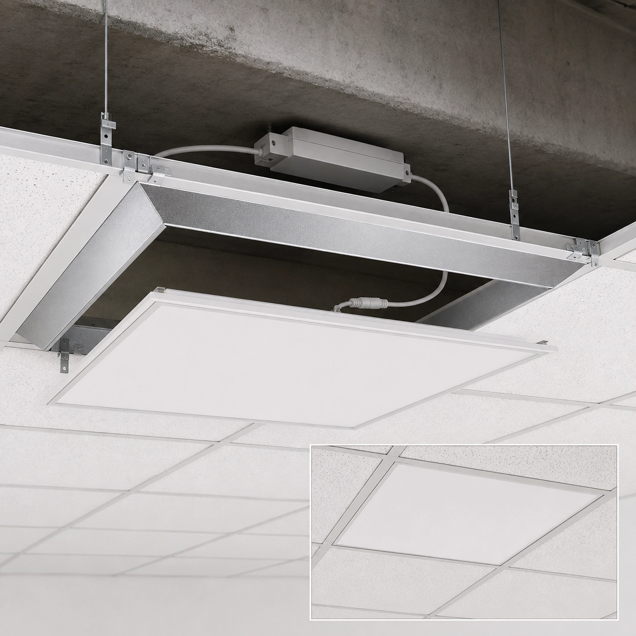 Detail lichoběžníkového profilu rámečku